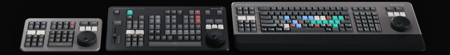 DaVinci Resolve Editor Keyboards